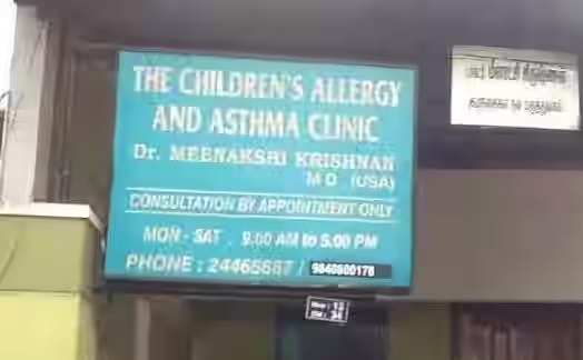 Dr Meenakshi Krishnans Allergy and Asthma Clinic