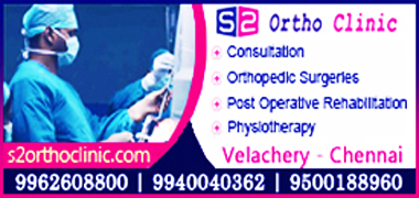 S2 Ortho Clinic in Chennai